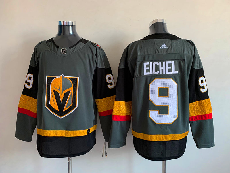 Men's Vegas Golden Knights Jack Eichel #9 Gray Breakaway Jersey